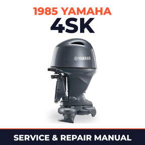 1985 Yamaha 4SK 2 stroke Service and Repair Manual