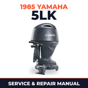 1985 Yamaha 5LK 2 stroke Service and Repair Manual