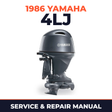 1986 Yamaha 4LJ 2 stroke Service and Repair Manual