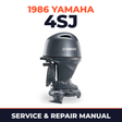 1986 Yamaha 4SJ 2 stroke Service and Repair Manual