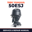 1986 Yamaha 50ESJ 2 stroke Service and Repair Manual