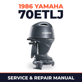 1986 Yamaha 70ETLJ 2 stroke Service and Repair Manual