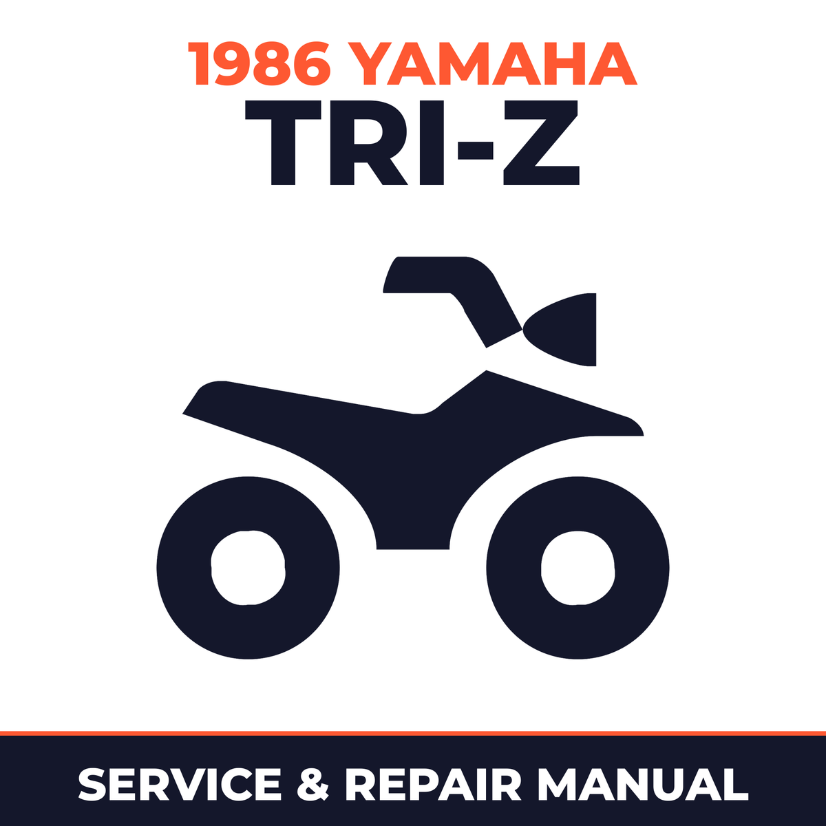 1986 Yamaha TRI-Z Service and Repair Manual - ATV workshop manual cover