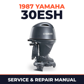 1987 Yamaha 30ESH 2 stroke Service and Repair Manual