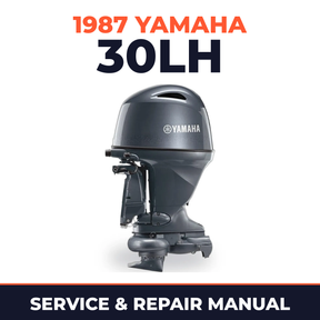 1987 Yamaha 30LH 2 stroke Service and Repair Manual