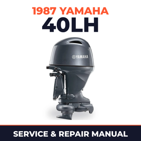 1987 Yamaha 40LH 2 stroke Service and Repair Manual