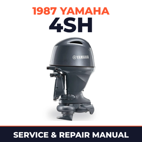 1987 Yamaha 4SH 2 stroke Service and Repair Manual