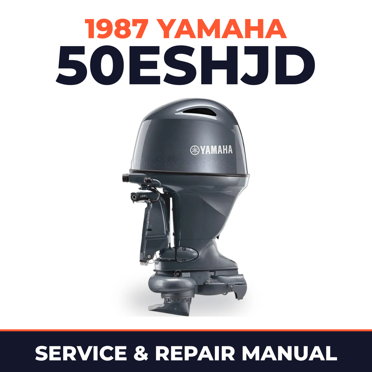 1987 Yamaha 50ESHJD 2 stroke Service and Repair Manual