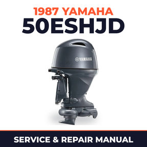 1987 Yamaha 50ESHJD 2 stroke Service and Repair Manual