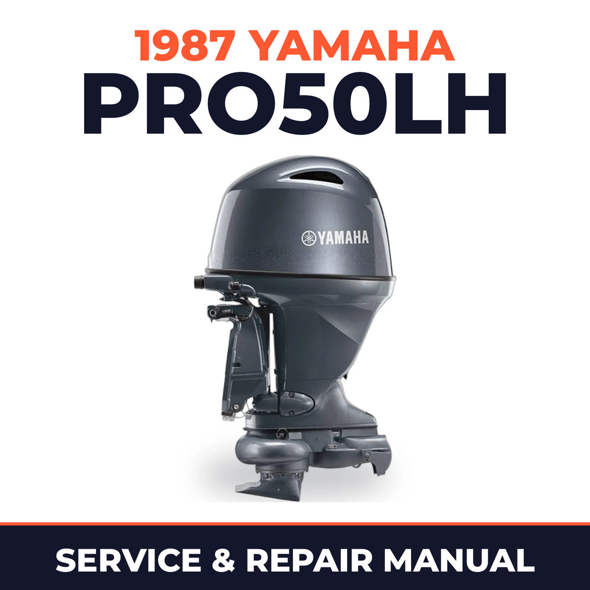 1987 Yamaha PRO50LH 2 stroke Service and Repair Manual