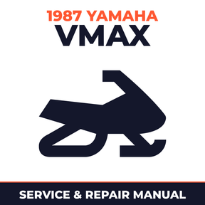 1987 Yamaha VMAX Service and Repair Manual - snowmobile workshop manual cover