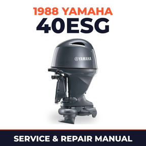 1988 Yamaha 40ESG 2 stroke Service and Repair Manual