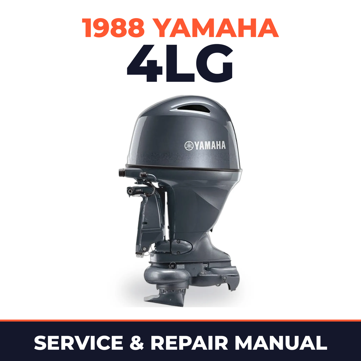 1988 Yamaha 4LG 2 stroke Service and Repair Manual