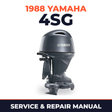 1988 Yamaha 4SG 2 stroke Service and Repair Manual