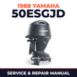 1988 Yamaha 50ESGJD 2 stroke Service and Repair Manual