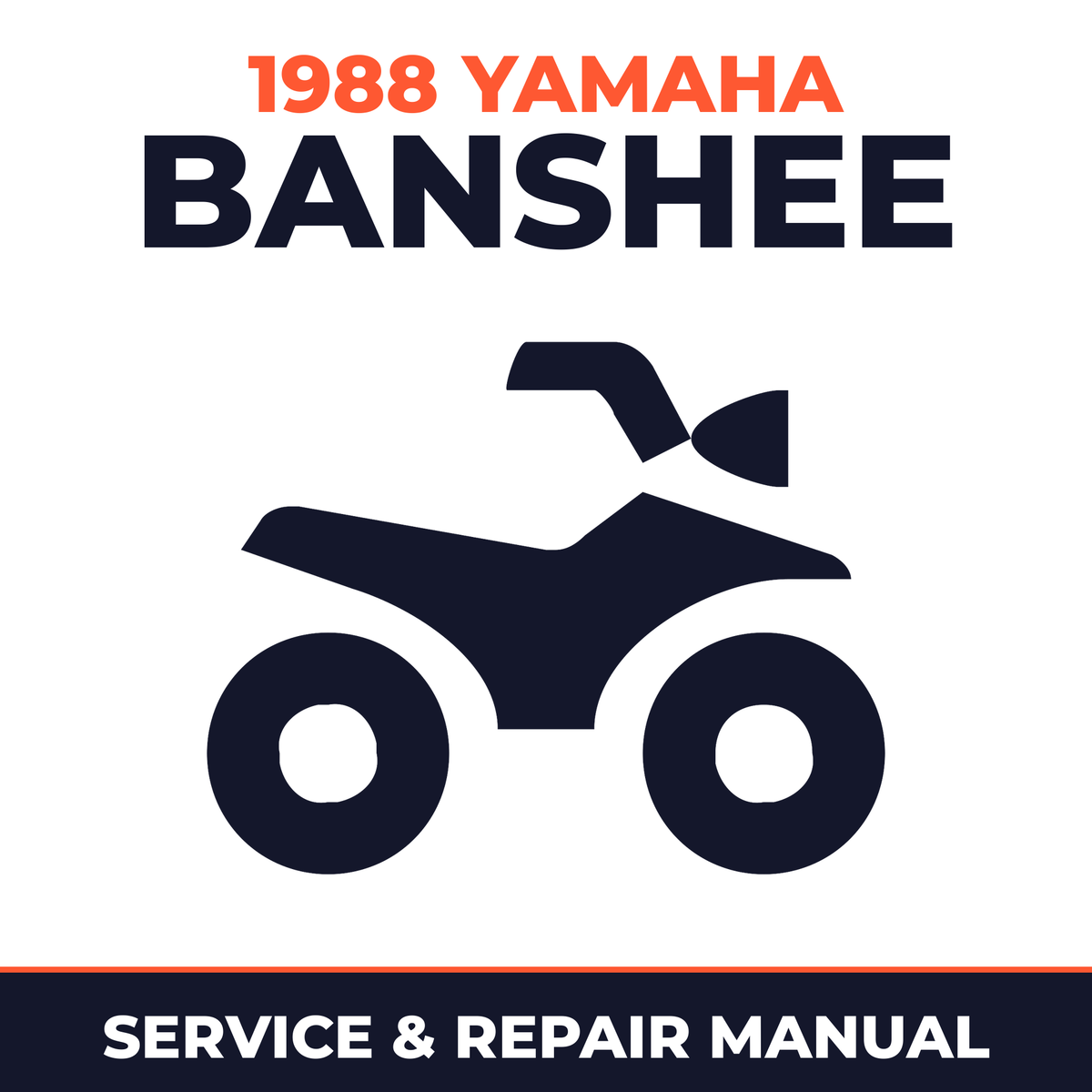 1988 Yamaha BANSHEE Service and Repair Manual - ATV workshop manual cover