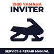 1988 Yamaha Inviter Service and Repair Manual - snowmobile workshop manual cover