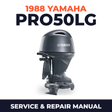 1988 Yamaha PRO50LG 2 stroke Service and Repair Manual