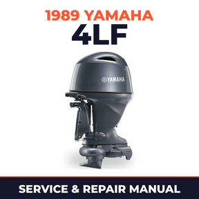 1989 Yamaha 4LF 2 stroke Service and Repair Manual