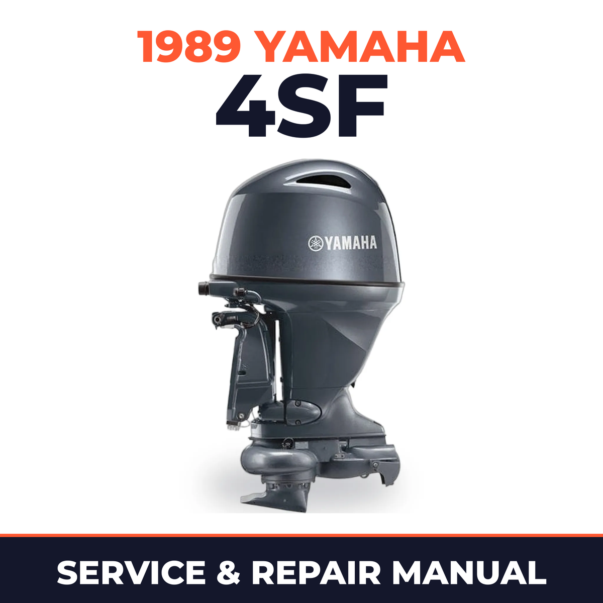 1989 Yamaha 4SF 2 stroke Service and Repair Manual