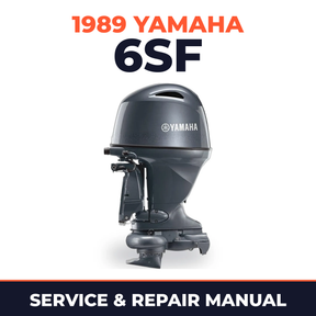 1989 Yamaha 6SF 2 stroke Service and Repair Manual
