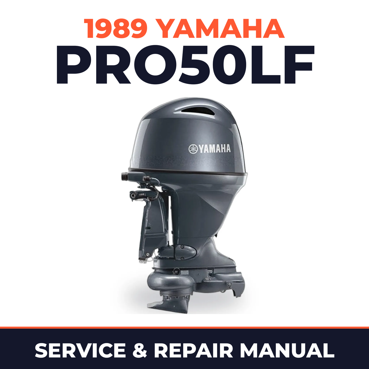 1989 Yamaha PRO50LF 2 stroke Service and Repair Manual