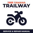 1989 Yamaha TRAILWAY Service and Repair Manual - motorcycle workshop manual cover