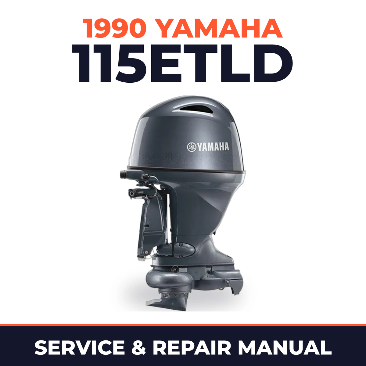 1990 Yamaha 115ETLD 2 stroke Service and Repair Manual