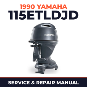 1990 Yamaha 115ETLDJD 2 stroke Service and Repair Manual