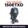 1990 Yamaha 150ETXD 2 stroke Service and Repair Manual