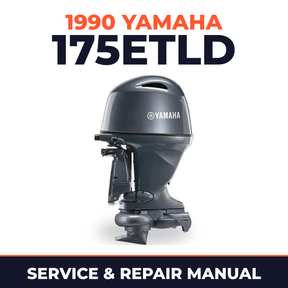 1990 Yamaha 175ETLD 2 stroke Service and Repair Manual