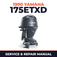 1990 Yamaha 175ETXD 2 stroke Service and Repair Manual
