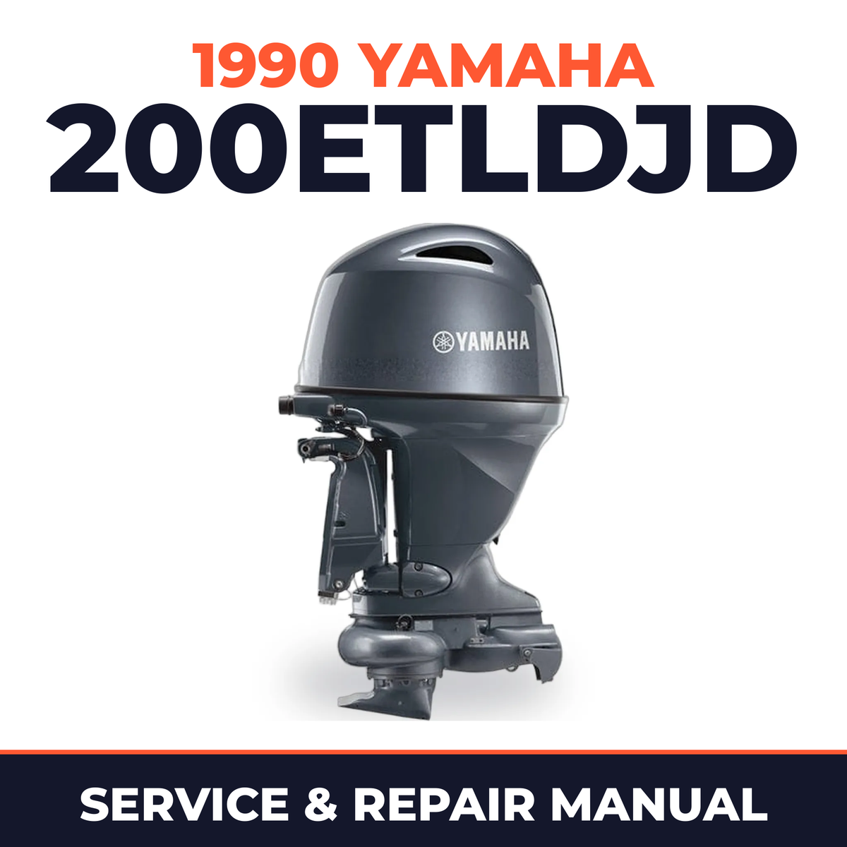 1990 Yamaha 200ETLDJD 2 stroke Service and Repair Manual
