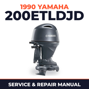 1990 Yamaha 200ETLDJD 2 stroke Service and Repair Manual