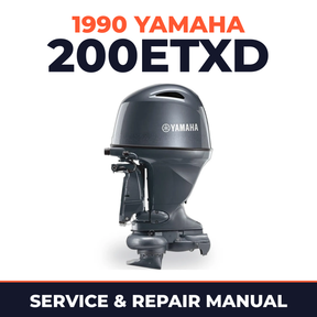 1990 Yamaha 200ETXD 2 stroke Service and Repair Manual