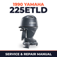 1990 Yamaha 225ETLD 2 stroke Service and Repair Manual