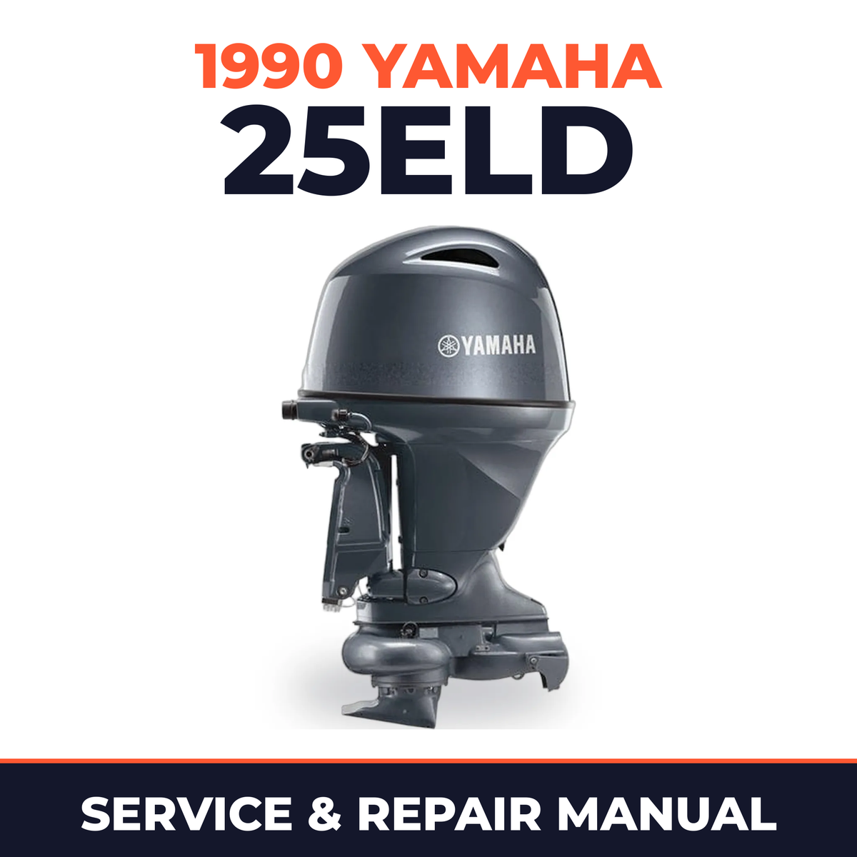 1990 Yamaha 25ELD 2 stroke Service and Repair Manual