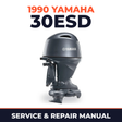 1990 Yamaha 30ESD 2 stroke Service and Repair Manual