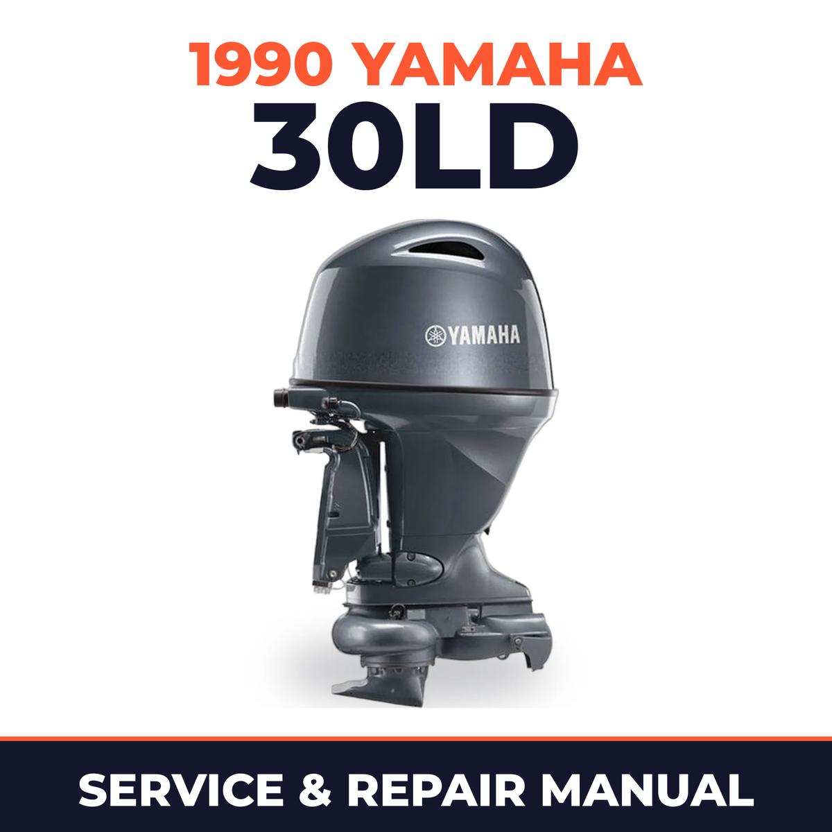 1990 Yamaha 30LD 2 stroke Service and Repair Manual