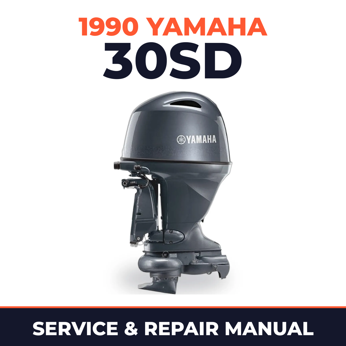 1990 Yamaha 30SD 2 stroke Service and Repair Manual