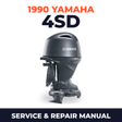 1990 Yamaha 4SD 2 stroke Service and Repair Manual