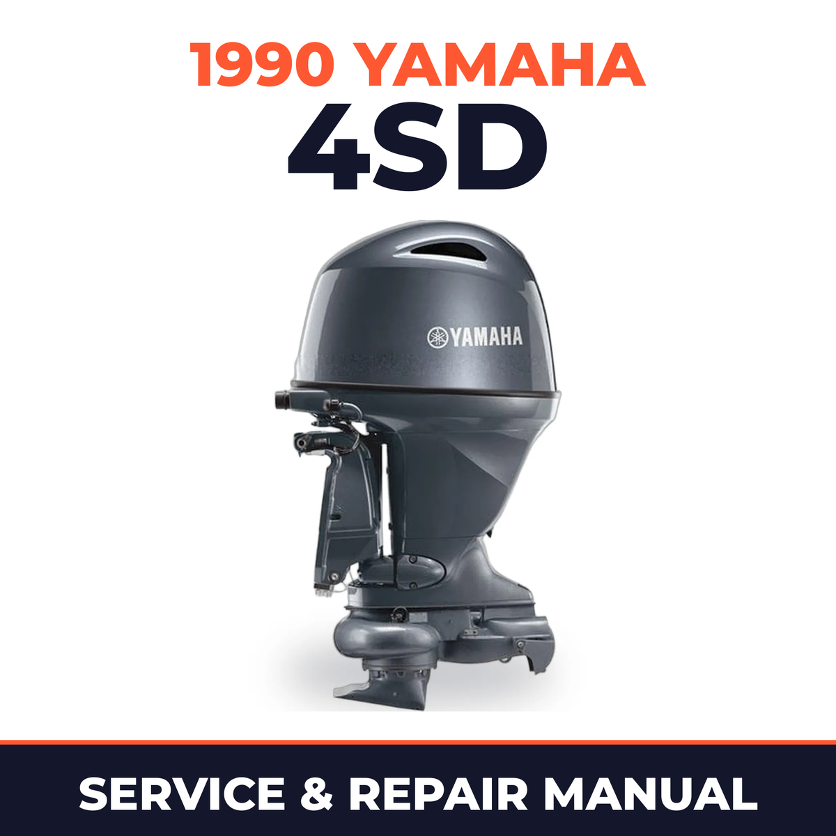 1990 Yamaha 4SD 2 stroke Service and Repair Manual