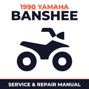 1990 Yamaha BANSHEE Service and Repair Manual - ATV workshop manual cover