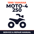 1990 Yamaha MOTO-4 250 Service and Repair Manual - ATV workshop manual cover