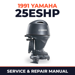 1991 Yamaha 25ESHP 2 stroke Service and Repair Manual