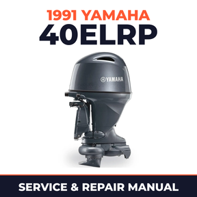 1991 Yamaha 40ELRP 2 stroke Service and Repair Manual