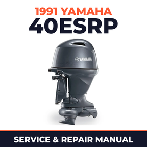 1991 Yamaha 40ESRP 2 stroke Service and Repair Manual