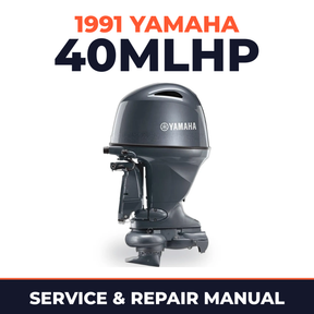 1991 Yamaha 40MLHP 2 stroke Service and Repair Manual