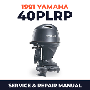 1991 Yamaha 40PLRP 2 stroke Service and Repair Manual