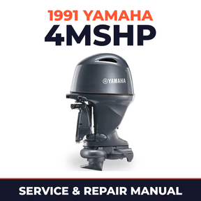 1991 Yamaha 4MSHP 2 stroke Service and Repair Manual